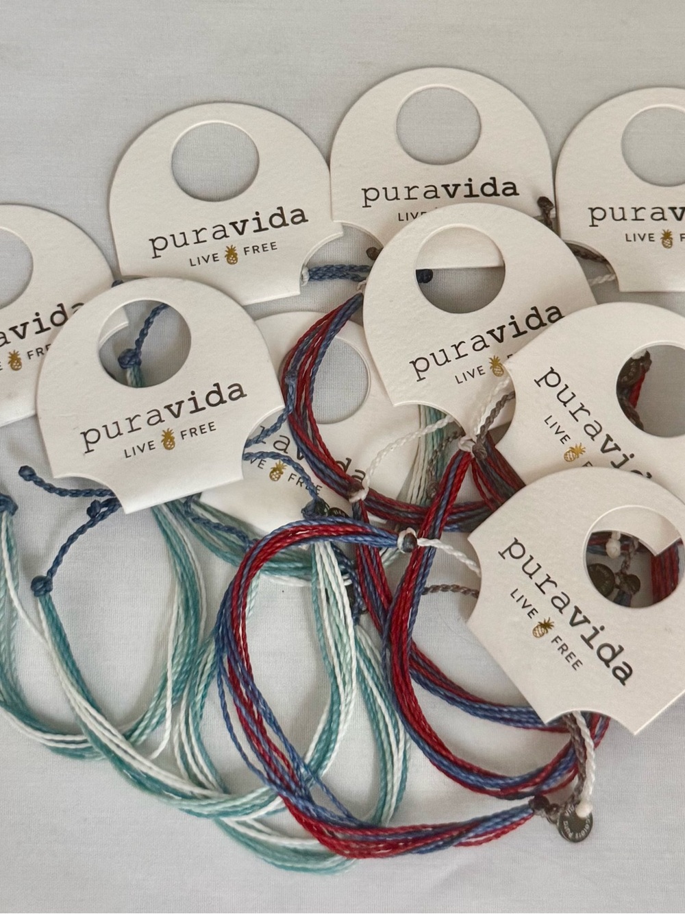 9 Pura Vida Kids Multicolor Friendship Bracelets - Puravida NWT